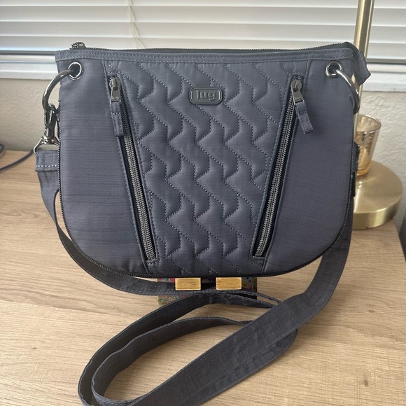 Lug Swivel Convertible Crossbody Bag brushed gray - Picture 1 of 7